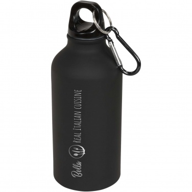 Logotrade werbemittel das Foto: Oregon matte 400 ml Trinkflasche mit Karabiner