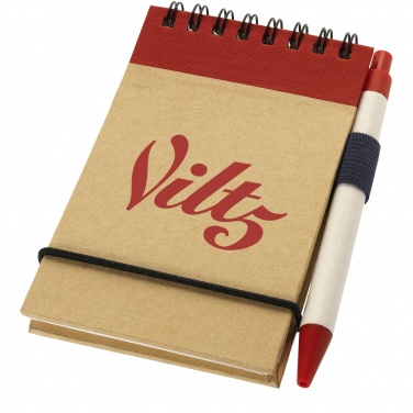 Logotrade Logogeschenke das Foto: Zuse A7 Recycling Notizblock mit Stift