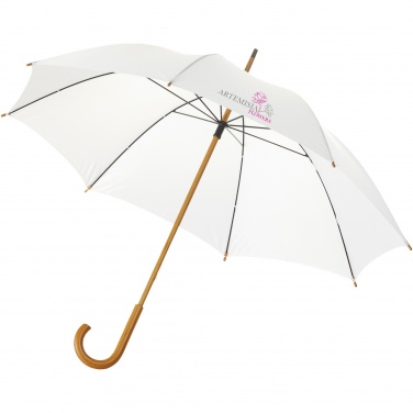 Logotrade werbemittel das Foto: Jova 23" Regenschirm mit Holzstange und -griff