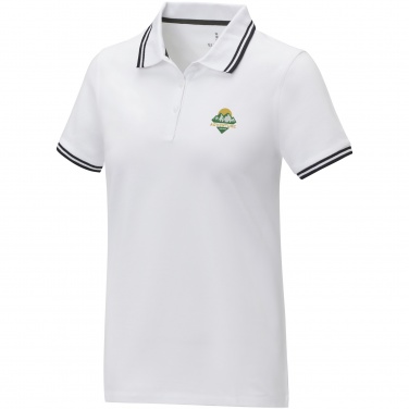 Logotrade Werbegeschenke das Foto: Amarago Polo mit abgesetztem Rand für Damen