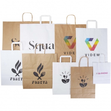Logotrade werbemittel das Foto: Musterbox mit Tüten aus Kraftpapier