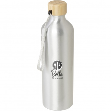 Logotrade Firmengeschenke das Foto: Malpeza 770 ml RCS-zertifizierte Wasserflasche aus recyceltem Aluminium