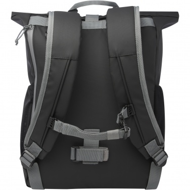Logotrade werbemittel das Foto: Aqua 15" wasserabweisende Fahrradtasche aus GRS Recyclingmaterial 20 L