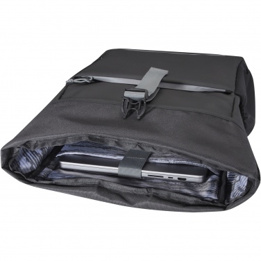 Logotrade Werbegeschenke das Foto: Aqua 15" wasserabweisende Fahrradtasche aus GRS Recyclingmaterial 20 L
