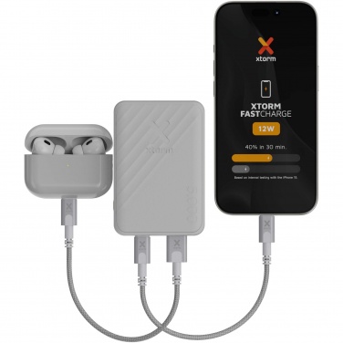 Logotrade Werbeartikel das Foto: Xtorm XG205 Go2 12 W 5000 mAh Schnelllade-Powerbank 