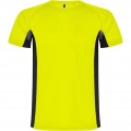 Shanghai Sport T-Shirt für Herren, Fluorgelb / Tiefschwarz