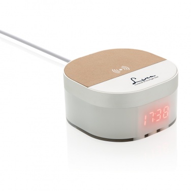 Logotrade werbemittel das Foto: Aria 5W Wirless Charging Uhr
