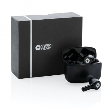 Logotrade Geschäftsgeschenke das Foto: Swiss Peak TWS ANC Earbuds