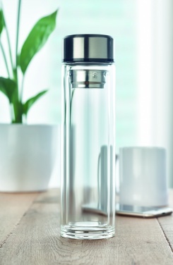 Logotrade Werbegeschenke das Foto: Flasche 390ml mit LED Anzeige