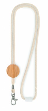 Logotrade Logogeschenke das Foto: Lanyard mit Metallkarabiner