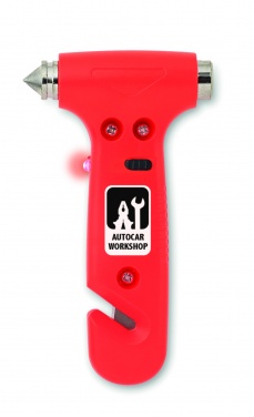 Logotrade werbemittel das Foto: 3 in 1 Notfall-Hammer