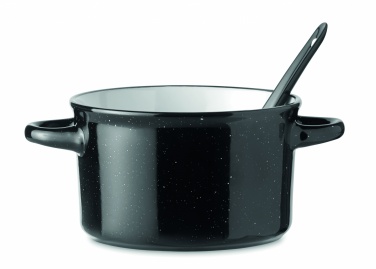 Logotrade Logogeschenke das Foto: Vintage-Bowl Keramik 550 ml