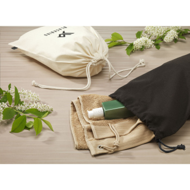 Logotrade Logogeschenke das Foto: Geschenkbeutel GRS Recycelte Baumwolle (150 g/m²) L