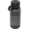 Ryder 900 ml RCS-zertifizierte RPET-Sportflasche mit Multifunktionsdeckel, Tiefschwarz