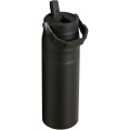 Stanley IceFlow™ 2.0 700 ml Wasserflasche mit Flip-Trinkhalm, Tiefschwarz