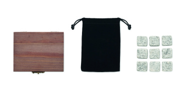 Logotrade Werbeartikel das Foto: Stein-Eiswürfel-Set