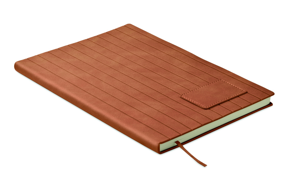 Logotrade Werbeartikel das Foto: DIN A5 Smokey Notizbuch PU