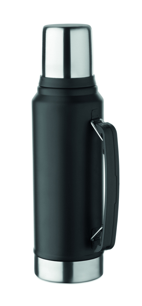 Logotrade Werbeartikel das Foto: Doppelwandige Flasche 1L