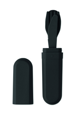 Logotrade Firmengeschenke das Foto: Besteck-Set PLA