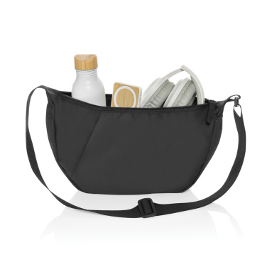 Logotrade Firmengeschenke das Foto: Crescent XL AWARE™ RPET Half-Moon Sling Tasche