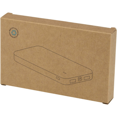 Logotrade Logogeschenke das Foto: Intan 10 W 10.000 mAh Powerbank aus recyceltem Kunststoff