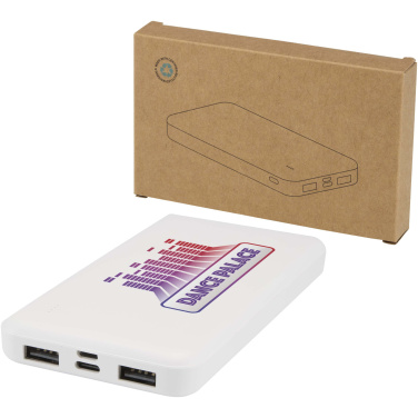 Logotrade Firmengeschenke das Foto: Intan 10 W 10.000 mAh Powerbank aus recyceltem Kunststoff