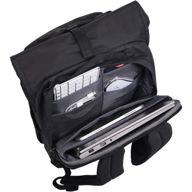 Logotrade Logogeschenke das Foto: Case Logic Variate 17" erweiterbarer Rolltop Laptop Rucksack aus recyceltem Material