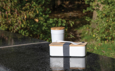 Logotrade Werbegeschenke das Foto: RCS RPP Lunchbox mit Bambusdeckel