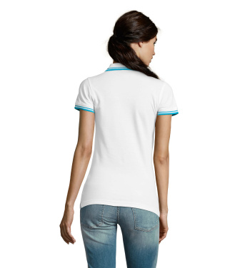 Logotrade Logogeschenke das Foto: PASADENA Damen Polo 200g