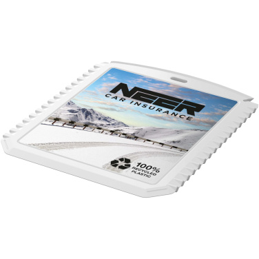 Logotrade Logogeschenke das Foto: Thrym rechteckiger Eiskratzer aus recyceltem Kunststoff