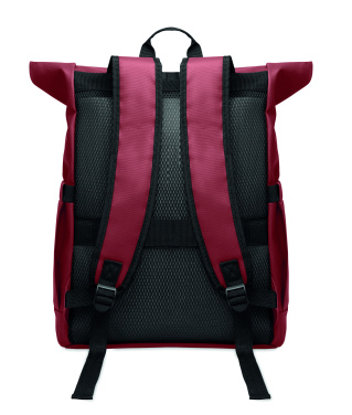 Logotrade Werbegeschenke das Foto: Rolltop-Rucksack 600D RPET