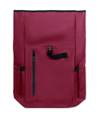 Logotrade Werbegeschenke das Foto: Rolltop-Rucksack 600D RPET