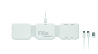 Logotrade werbemittel das Foto: 3fach Ladestation