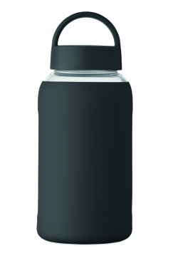 Logotrade Werbeartikel das Foto: Flasche Borosilikatglas 600ml