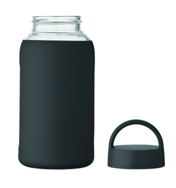 Logotrade Logogeschenke das Foto: Flasche Borosilikatglas 600ml