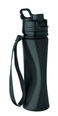Logotrade Logogeschenke das Foto: Faltbare Sportflasche Silikon