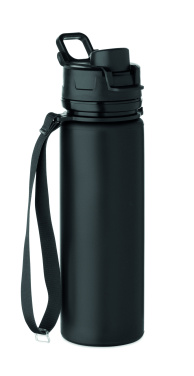 Logotrade Logogeschenke das Foto: Faltbare Sportflasche Silikon