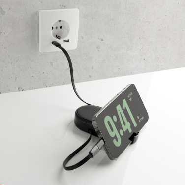 Logotrade Werbeartikel das Foto: Chargevix Multifunktionales 60W-Lade-Set aus RCS rPlastic