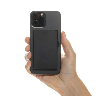 Logotrade Geschäftsgeschenke das Foto: Magnetischer RFID-Kartenhalter aus Aluminium für Smartphones