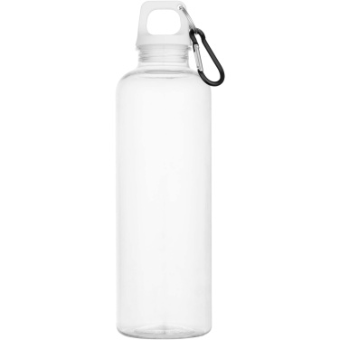 Logotrade werbemittel das Foto: Oregon 750 ml RCS-zertifizierte Trinkflasche aus recyceltem Kunststoff mit Karabinerhaken
