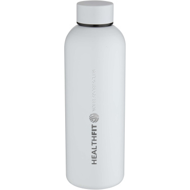 Logotrade Firmengeschenke das Foto: Spring 750 ml RCS-zertifizierte einwandige Trinkflasche aus recyceltem Edelstahl