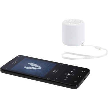 Logotrade Firmengeschenke das Foto: Velkis 3 W Bluetooth® Lautsprecher aus recyceltem Kunststoff