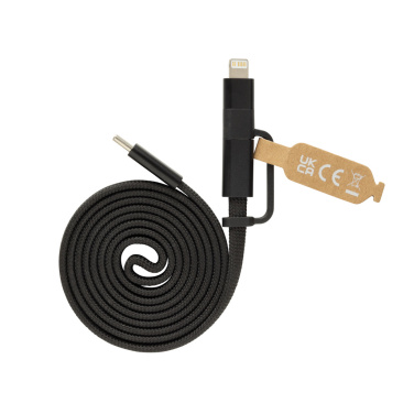 Logotrade Firmengeschenke das Foto: Arc ultradünnes 60W 2-in-1 Magnetkabel