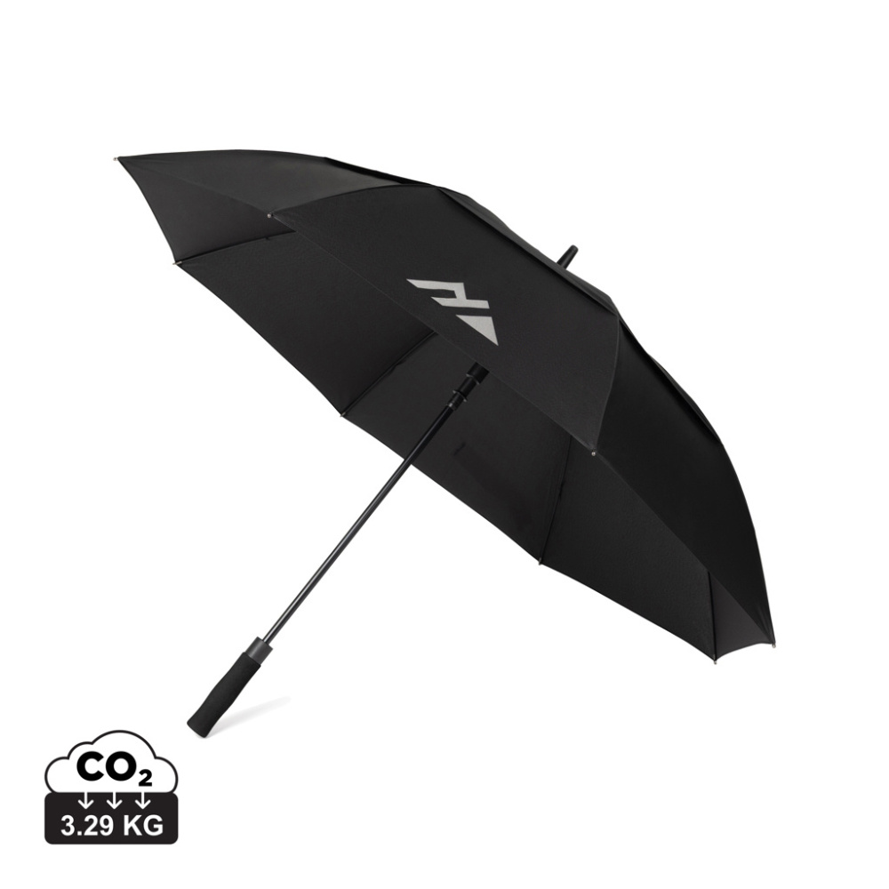 Logotrade Logogeschenke das Foto: Nordic Drift Trail 27" AWARE™ RPET Sturm-Schirm mit UPF 50+