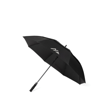 Logotrade Werbeartikel das Foto: Nordic Drift Trail 27" AWARE™ RPET Sturm-Schirm mit UPF 50+