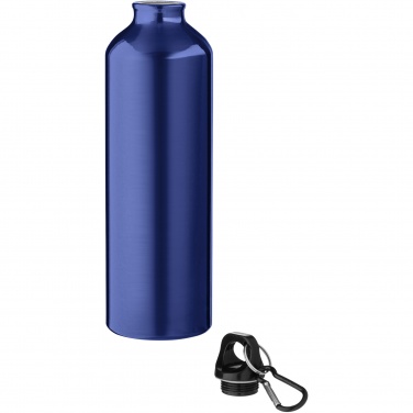 Logotrade promotional product picture of: Oregon 770 ml aluminium water bottle with carabiner