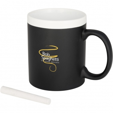 Logo trade promotional gifts picture of: Chalk-write 330 ml ceramic mug