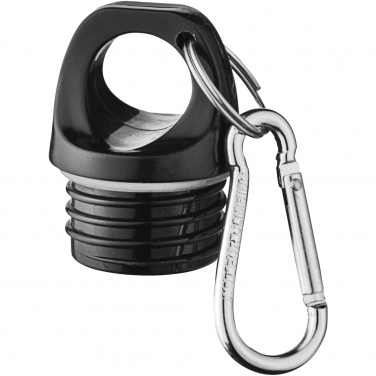 Logo trade promotional item photo of: Oregon 770 ml matte water bottle with carabiner