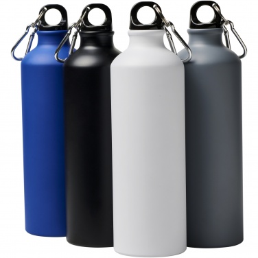 Logo trade advertising product photo of: Oregon 770 ml matte water bottle with carabiner