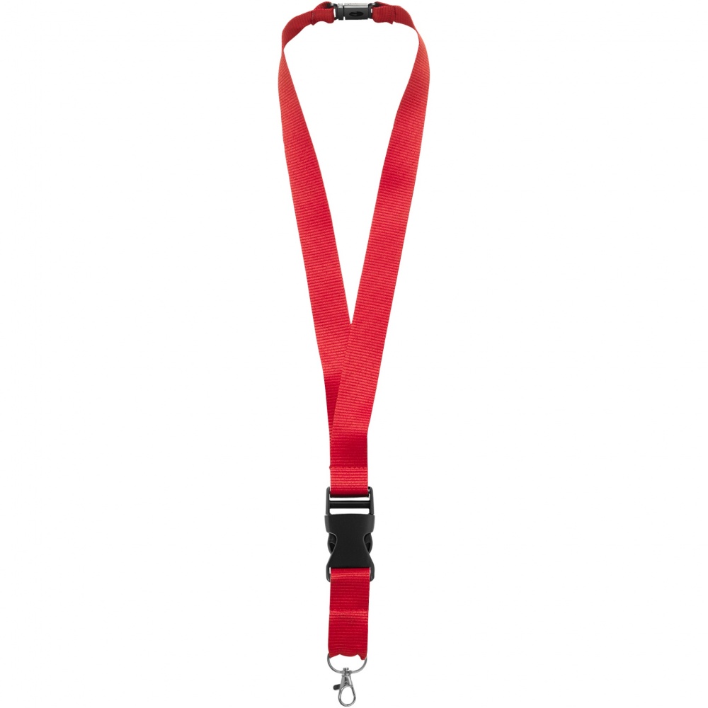 Logotrade corporate gift image of: Yogi lanyard detachable buckle break-away closure
